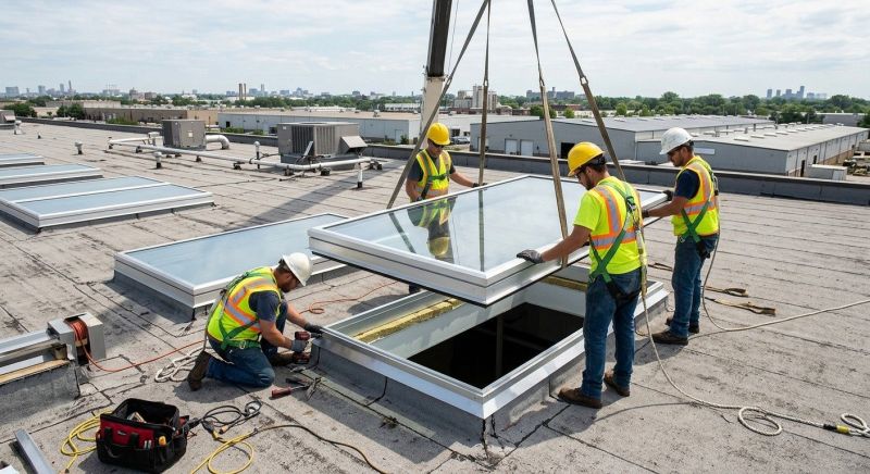 Commercial Skylight Renovation in Kent, WA